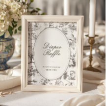 Woodland Geschetste Baby Shower Luier Raffle