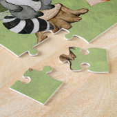 Woodland Gift voor Jongens, Gepersonaliseerde Wood Legpuzzel (Zijkant)