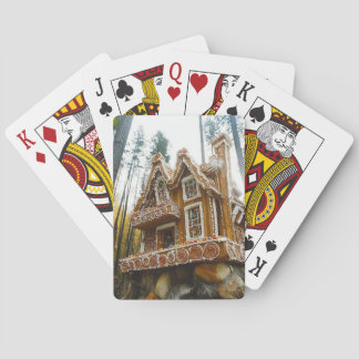 Woodland Gingerbread Mansion Playing Cards Pokerkaarten