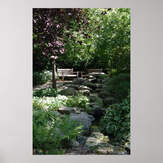 Woodland Glade Sitting area Poster (Voorkant)