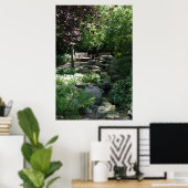 Woodland Glade Sitting area Poster (Thuiskantoor)