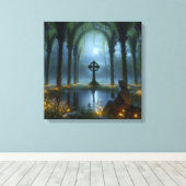 Woodland Glen 2 Canvas Afdruk (Insitu (Houten vloer))