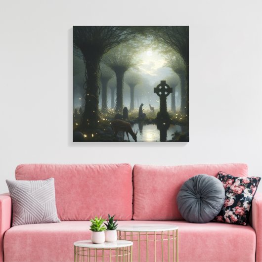 Woodland Glen 3 Canvas Afdruk (Insitu (Woonkamer))