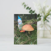 Woodland Gnome Briefkaart (Staand voorkant)