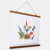 Woodland Gnome Hangend Wandkleed (Gebogen)
