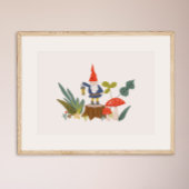 Woodland Gnome Poster