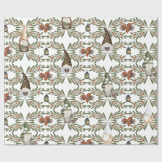 Woodland Gnomen Wrapping Paper Cadeaupapier