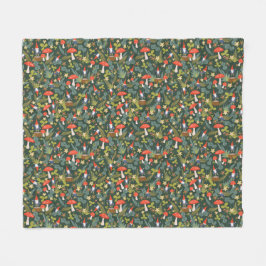 Woodland Gnomes Fleece Deken
