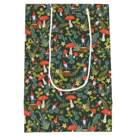 Woodland Gnomes Medium Cadeauzakje (Achterkant)