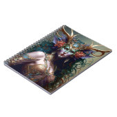 Woodland Goddess Fantasy Art Notitieboek (Linkerzijde)
