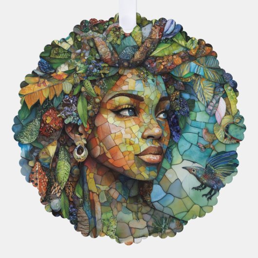 Woodland Goddess Ornament Kaart (Voorkant)