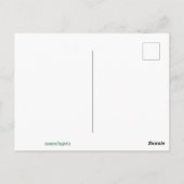 Woodland Green Camouflage Bladwijzer Briefkaart (Achterkant)