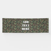 Woodland Green Camouflage Pattern Spandoek (Horizontaal)