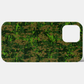 Woodland Green Digital Camouflage Decor op een Case-Mate iPhone Case (Achterkant (horizontaal))