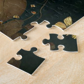 Woodland Green Fairy Fantasy Art Legpuzzel (Zijkant)