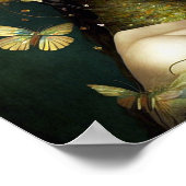 Woodland Green Fairy Fantasy Art Poster (Hoek)