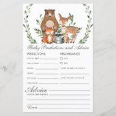 Woodland Greenery Baby Predics & Advice Shower (Voorkant)