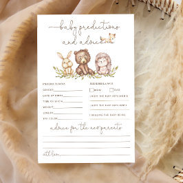 Woodland Greenery Baby Predictions and Advice Kaar