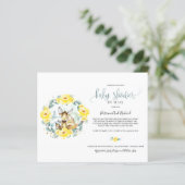 Woodland Greenery Baby shower by Mail Invitations (Staand voorkant)