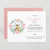 Woodland Greenery Baby shower by Mail Invitations (Voorkant / Achterkant)