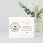 Woodland Greenery Baby shower by Mail Invitations (Staand voorkant)