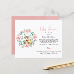 Woodland Greenery Baby shower by Mail Invitations