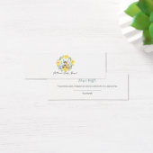 Woodland Greenery Baby shower Diaper Raffle Mini Visitekaartjes (Bureau)