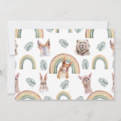 Woodland Greenery | Bosdieren en regenbogen (Achterkant)