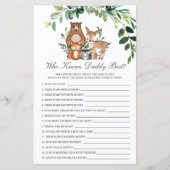 Woodland Greenery die papa het beste schoenspel ke (Voorkant)