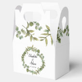 Woodland Greenery Foliage Wedding Bedankdoosjes (Geopend)