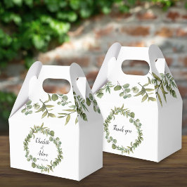 Woodland Greenery Foliage Wedding Bedankdoosjes