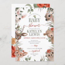Woodland Greenery Girl Baby shower