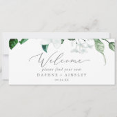 Woodland Greenery Hanging Seating Chart Header (Voorkant)