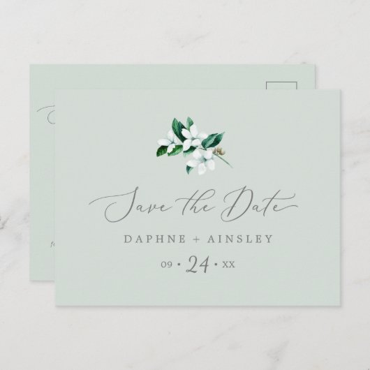 Woodland Greenery | Munt sparen het Briefkaart van (Voorkant / Achterkant)