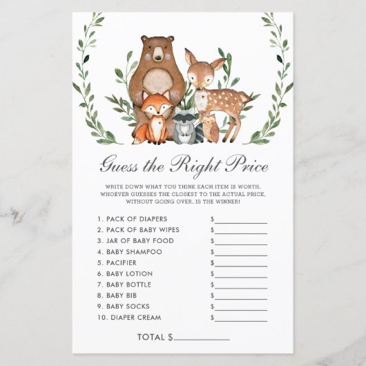 Woodland Greenery Raad voor prijsschoenen (Voorkant)