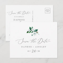 Woodland Greenery Save the Date Briefkaart