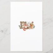 Woodland Greenery Shower Baby Animal Name Game (Achterkant)