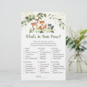 Woodland Greenery Wat is er in je Purse Game (Staand voorkant)