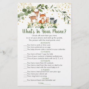 Woodland Greenery Wat zit er in je telefoonspel