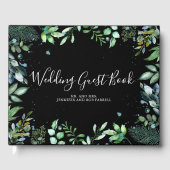 Woodland Greenery Wedding Gastenboek (Voorkant)