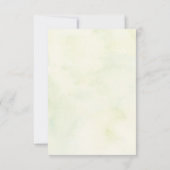 Woodland Greenery Wedding Postponed Notice Kaart (Achterkant)