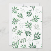 Woodland Greenery woodpecker rustic nodig Kaart (Achterkant)