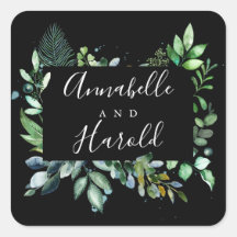 Woodland groen elegante bruiloft