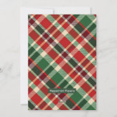 Woodland Happy Christmas Wishes Basset Hound Puppy Feestdagenkaart (Achterkant)