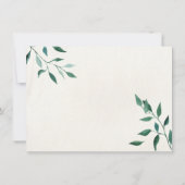 Woodland Hare Neutraal Baby shower Kaart (Achterkant)