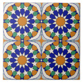 Woodland Harmony Marokkaans mozaïekpatroon Tegeltje (Voorkant)