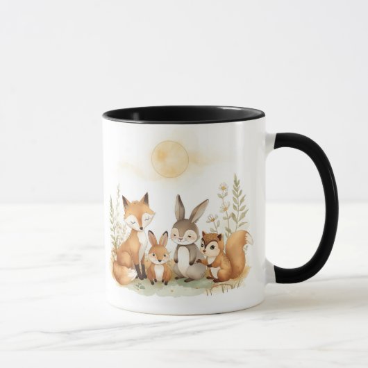 Woodland Harmony Mug – Cozy Kind_Ones Forest Art Mok (Rechts)