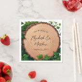 Woodland Harmony: Woodslice & Greenery Wedding Servet (Insitu)