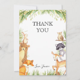 Woodland - Hartelijk dank Bedankkaart