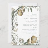 Woodland Harvest | Uitnodiging voor winterweddensc (Voorkant)